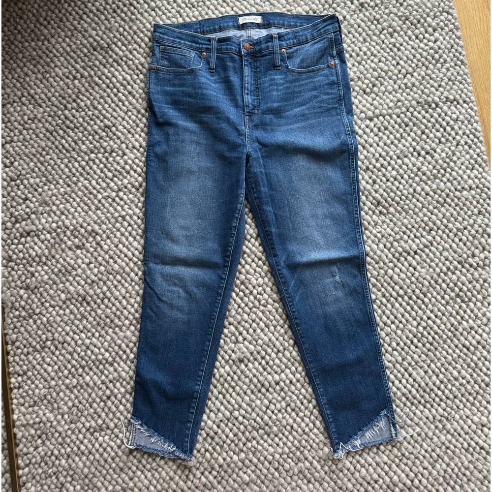 Madewell Step Hem 10” high rise jeans